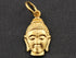 24K Gold Vermeil Over Sterling Silver Buddha Head Charm-- VM/CH2/CR14